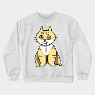 Chubby Cat Crewneck Sweatshirt